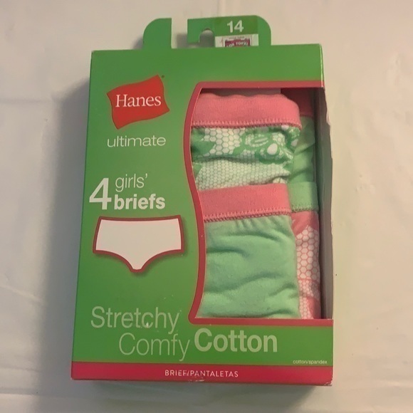 Hanes, girl’s briefs - Picture 1 of 6